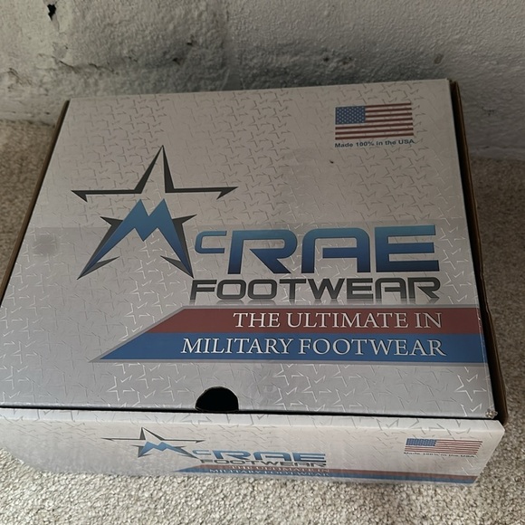 McRae Military Combat Ultra Light  Steel Toe High Ankle Boots Men’s size 9 Tan - Picture 11 of 11